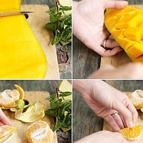 Cách làm salad xoài bơ sốt sữa chua