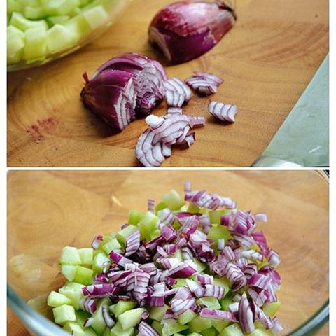 Cách làm salad xoài dưa leo