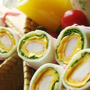 Cách làm sandwich cuộn kiểu hàn