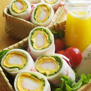 Cách làm sandwich cuộn kiểu hàn