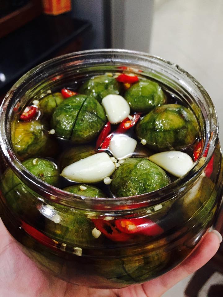 Sấu ngâm mắm – vị ngon mẹ làm