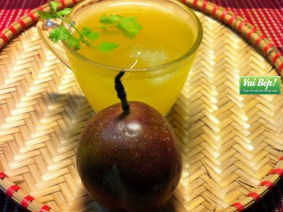 Si-rô chanh dây giải nhiệt ngày hè