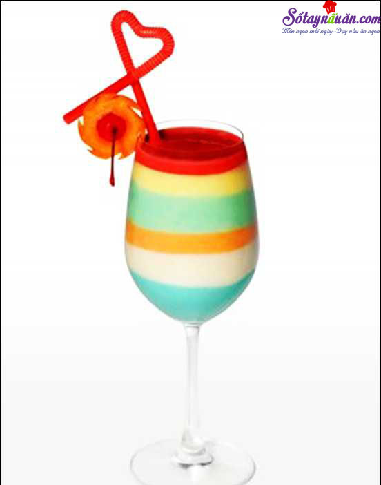 Sinh tố 6 tầng-đồ uống giải khát cho mùa hè oi bức