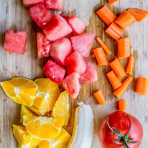 Cách làm sinh tố cà chua trái cây