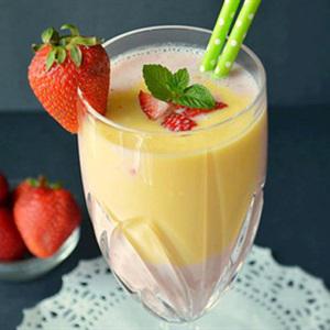 Cách làm sinh tố dâu tây xoài