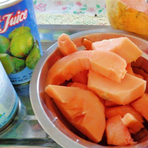 Cách làm sinh tố đu đủ kem