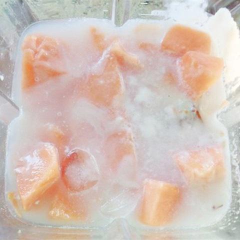 Cách làm sinh tố đu đủ kem