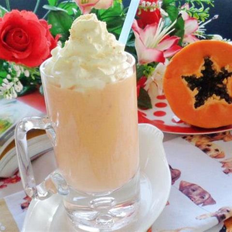 Cách làm sinh tố đu đủ kem