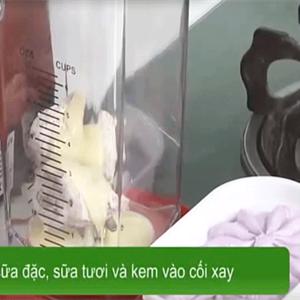 Cách làm sinh tố khoai môn