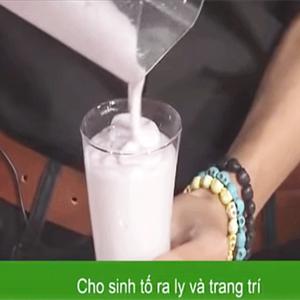 Cách làm sinh tố khoai môn