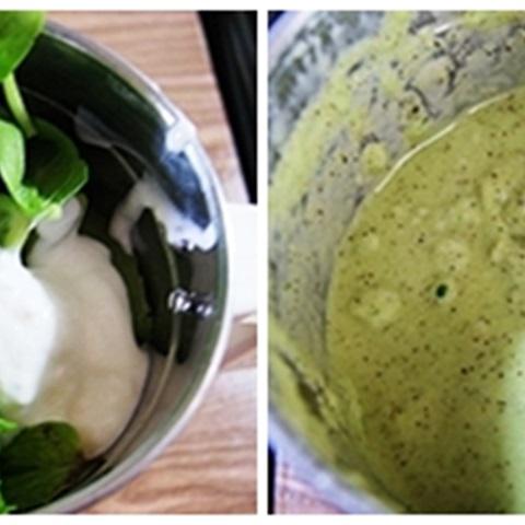 Cách làm sinh tố kiwi nho xanh