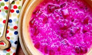 Sinh tố lê củ sen với mật ong giải nhiệt thanh độc cơ thể