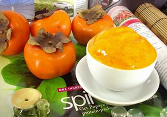 Sinh tố quả hồng bổ dưỡng