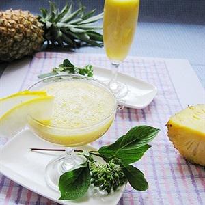 Cách làm sinh tố thơm dưa vàng