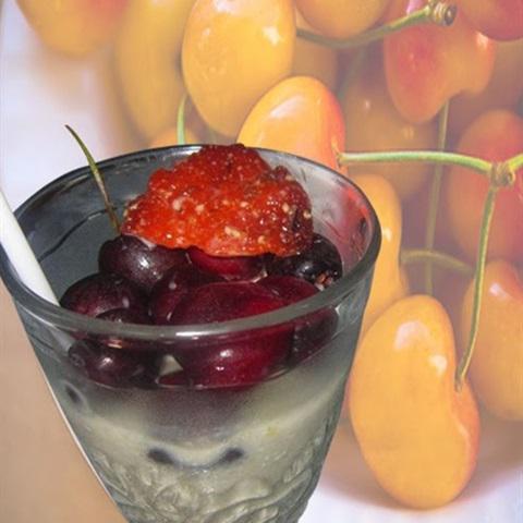 Cách làm sinh tố trà sữa cherry