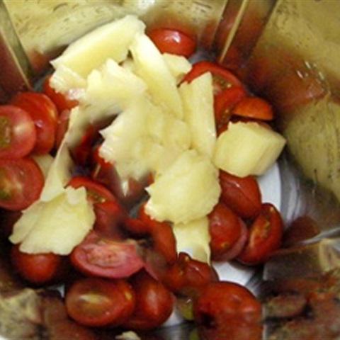 Cách làm sinh tố xoài cà chua