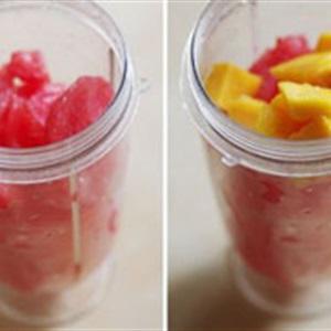 Cách làm sinh tố xoài dưa hấu