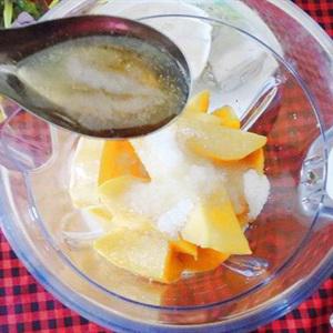 Cách làm sinh tố xoài thạch dừa