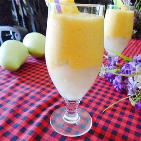 Cách làm sinh tố xoài thạch dừa
