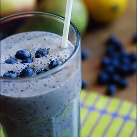 Cách làm smoothie việt quất