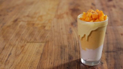 Smoothies sữa chua vị nho thanh nhiệt giải khát nhanh chóng