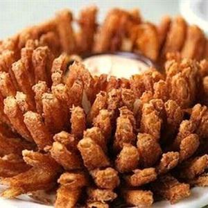 Cách làm snack hành tây hoa cúc