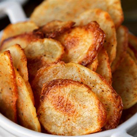 Cách làm snack khoai tây nướng cay