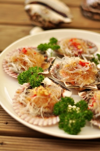 Sò điệp hấp miến