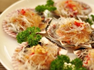 Sò điệp hấp miến