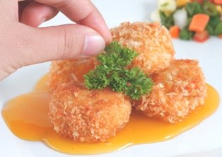 Sò điệp sốt chanh dây