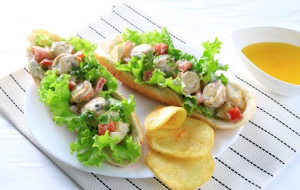 Sò điệp trộn sốt mayonnaise