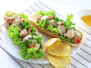 Sò điệp trộn sốt mayonnaise