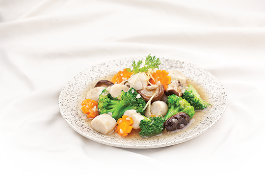 Sò điệp xào bông cải xanh