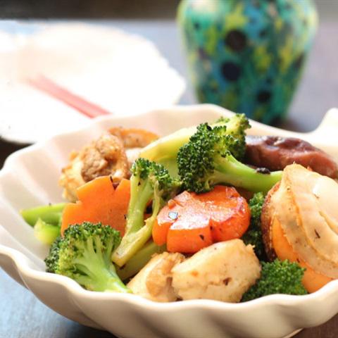 Cách làm sò điệp xào bông cải