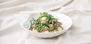 Sò điệp xào bông hẹ mayonnaise