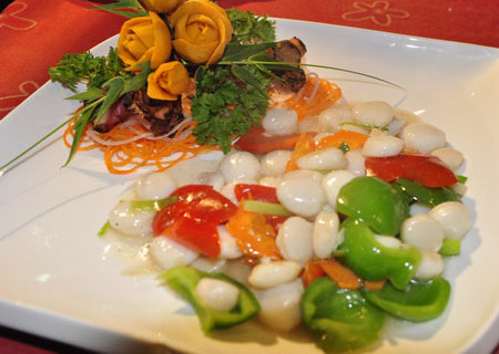 Sò điệp xào ớt