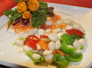 Sò điệp xào ớt