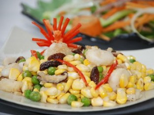 Sò điệp xào ớt