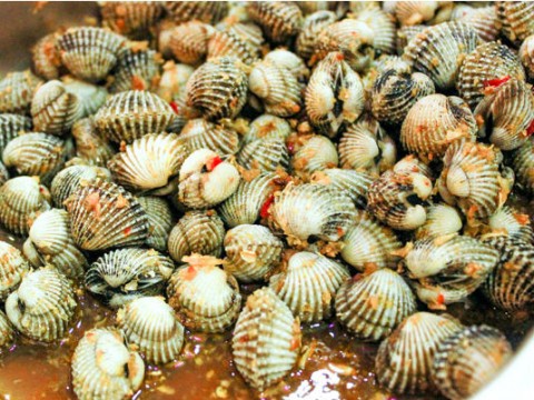 Sò huyết cháy tỏi