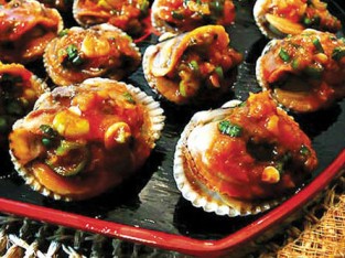 Sò huyết sốt dầu hào