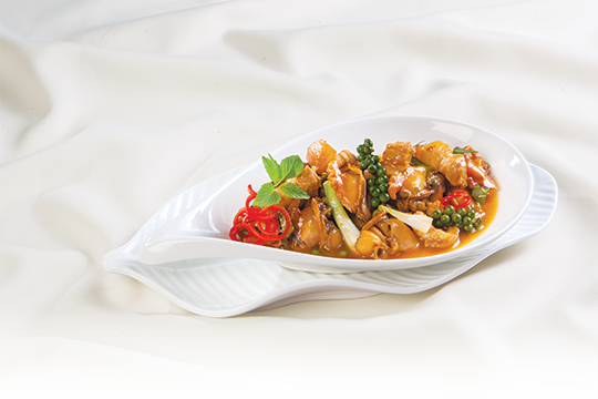 Sò lông kho tiêu xanh