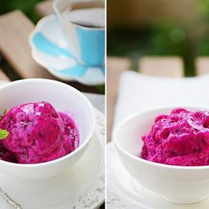 Cách làm Sorbet thanh long đỏ