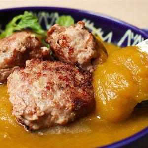 Cách làm soup bí đỏ thịt viên