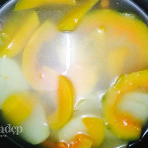 Cách làm soup kem bí đỏ