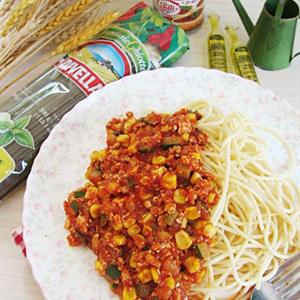 Cách làm spaghetti bắp