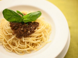Spaghetti bò bằm