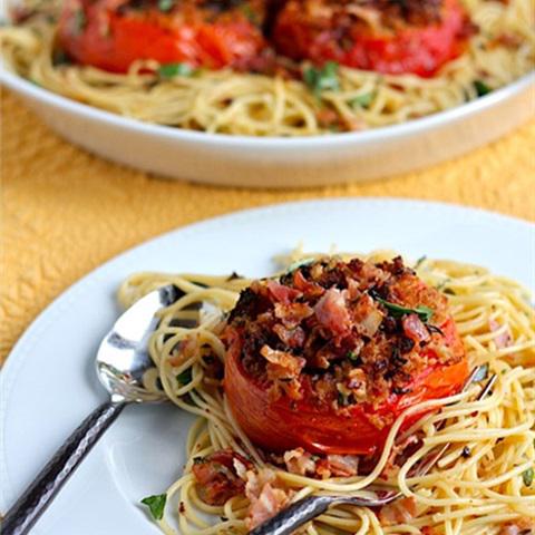 Cách làm spaghetti cà chua nướng