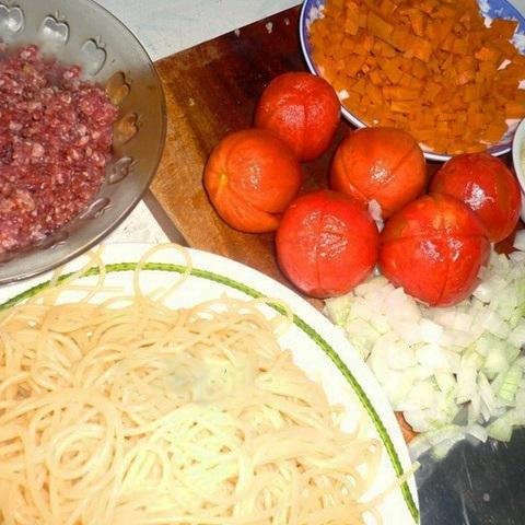 Cách làm spaghetti thịt bằm cà rốt