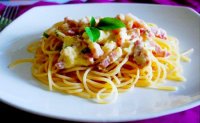 Spaghetti thịt xông khói - món ngon nước Ý