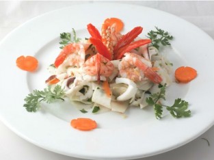 Su hào trộn hải sản